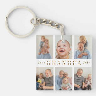 Gepersonaliseerde Opa Sleutelhanger Gift