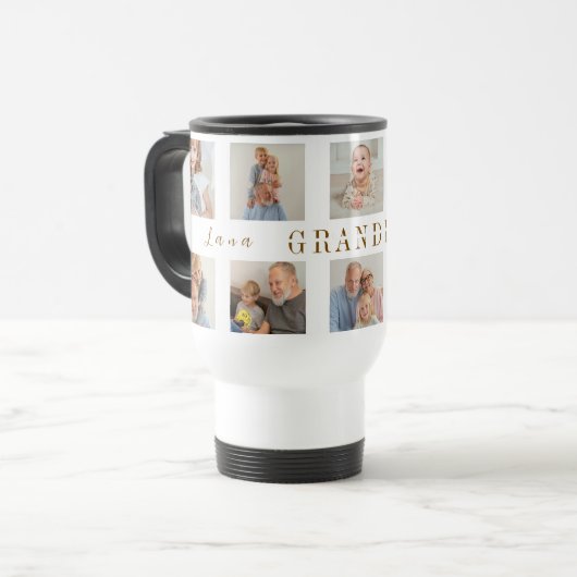 Gepersonaliseerde opa Travel Mug Reisbeker (Voorkant links)