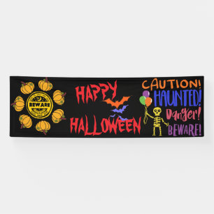  gepersonaliseerde oppassen Halloween Party Spandoek