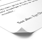 Gepersonaliseerde optometrist Gift Poster (Hoek)