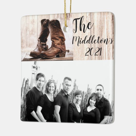 Gepersonaliseerde Ornament laarzen land rustiek we (Links)