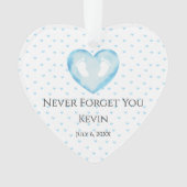 Gepersonaliseerde Ornament Memorial Keepsake (voorkant)