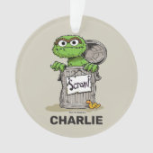 Gepersonaliseerde  Oscar de Grouch Scram Ornament (voorkant)
