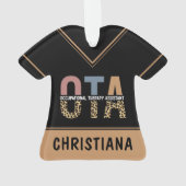 Gepersonaliseerde OTA Occupational Therapy Assista Ornament (achterkant)