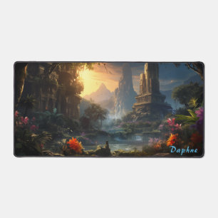 Gepersonaliseerde oude ruïnes in de Forest Desk Ma Bureaumat