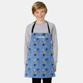 Gepersonaliseerde Outerspace All-Over Print Schort (Gedragen)