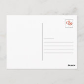 Gepersonaliseerde Paar Valentijnsdag Briefkaart (Achterkant)