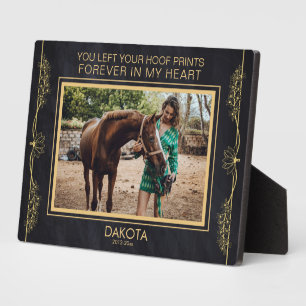 Gepersonaliseerde Paard Foto Memorial Plaque Fotoplaat