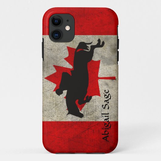 Gepersonaliseerde Paardenspringer Springen Canades Case-Mate iPhone Case (Achterkant)