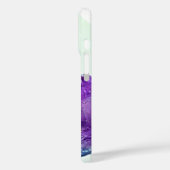 Gepersonaliseerde Paarse Amethyst Apple iPhone Cas Case-Mate iPhone Case (Achterkant / Links)