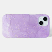 Gepersonaliseerde Paarse chique professionele patr Case-Mate iPhone Case (Achterkant (horizontaal))