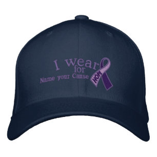 Gepersonaliseerde Paarse Hope Spirit Day linttekst Geborduurde Pet