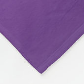 Gepersonaliseerde paarse ombre fleece deken (Hoek)