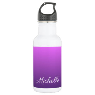Gepersonaliseerde paarse ombre waterfles