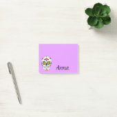Gepersonaliseerde Paarse Sugar Skull Post Het merk Post-it® Notes (Kantoor)