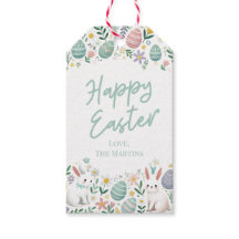 Gepersonaliseerde paaseieren en konijnengunst