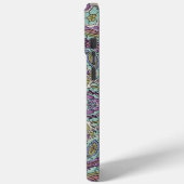 Gepersonaliseerde  Paisley Aqua Pattern iphone Case-Mate iPhone Case (Achterkant / Links)