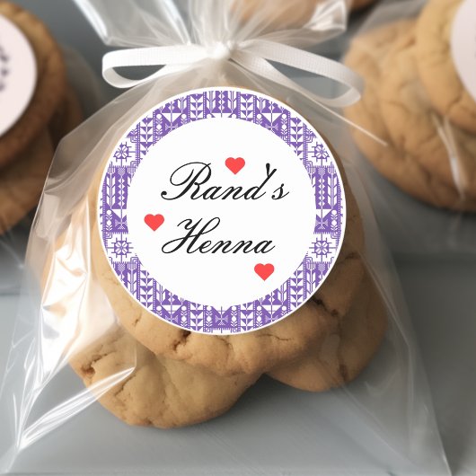 Gepersonaliseerde Palestijnse Henna Sticker