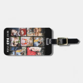 Gepersonaliseerde papa foto bagagelabel (Voorkant horizontaal)