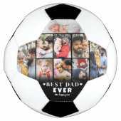 Gepersonaliseerde papa fotocollage voetbal (Voorkant)