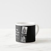 Gepersonaliseerde 'Papa je bent magisch' Twee vade Espresso Kop (Voorkant rechts)