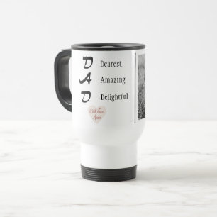 Gepersonaliseerde papa reismok   Vaderdag Gift Reisbeker
