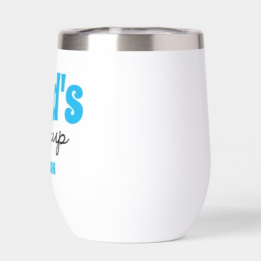 Gepersonaliseerde papa's Sippy Cup Wijn Tumbler (Achterkant)