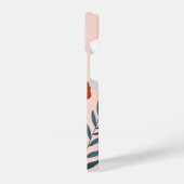 Gepersonaliseerde papaver bloementelefoon case iPhone hoesje (Linkerkant)