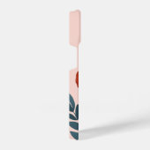 Gepersonaliseerde papaver bloementelefoon case iPhone hoesje (Rechterkant)