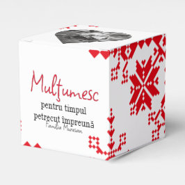 Gepersonaliseerde parastasdoos bedankdoosjes