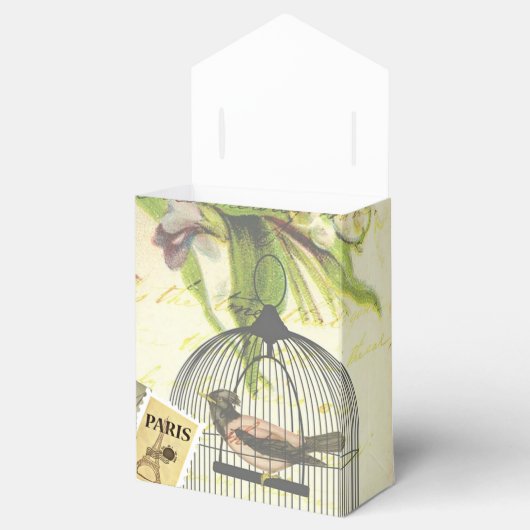 Gepersonaliseerde Paris Thmet Wedding Party Bedankdoosjes (Geopend)