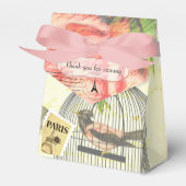 Gepersonaliseerde Paris Thmet Wedding Party Bedankdoosjes (Voorkant Zijde)