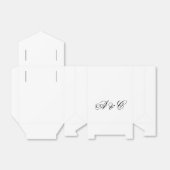 Gepersonaliseerde partij gunsttassen bedankdoosjes (Uitgevouwen)