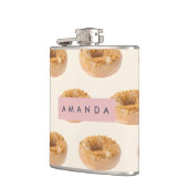 Gepersonaliseerde Pastel Donut Sprinkle Pattern Heupfles (Links)