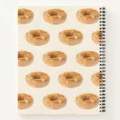 Gepersonaliseerde Pastel Donut Sprinkle Pattern Notitieboek (Achterkant)