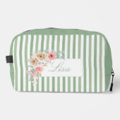 Gepersonaliseerde pastel groene cosmetische tas (Voorkant)