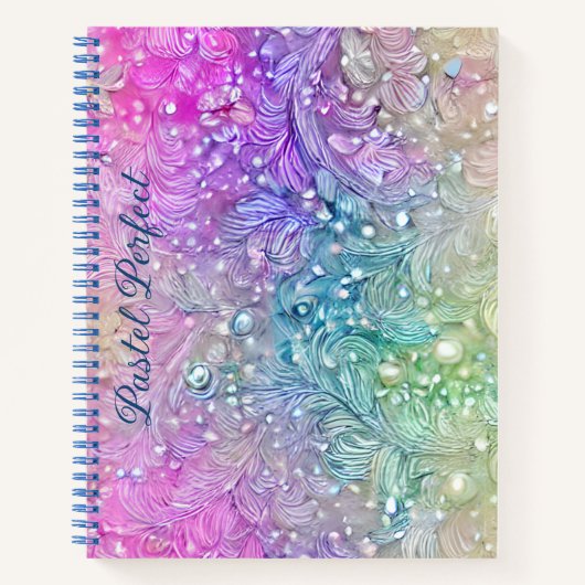 Gepersonaliseerde pastel perfect notitieboek (Voorkant)