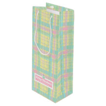 Gepersonaliseerde Pastel Plaid Kerstmis