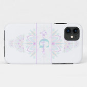 Gepersonaliseerde Pastel Rainbow Sierstip Mandala Case-Mate iPhone Case (Achterkant (horizontaal))