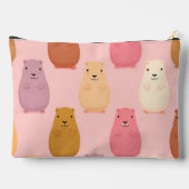 Gepersonaliseerde pastel Schattige Capybara Patter Etui (Achterkant)