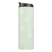 Gepersonaliseerde Pasteldaisy Thermal Tumbler Thermosbeker (Geroteerd rechts)