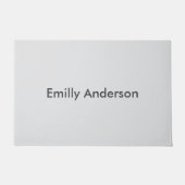 Gepersonaliseerde pasteldeurmat | Uw aangepaste te Deurmat (Voorkant)