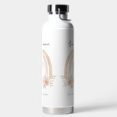 Gepersonaliseerde Pastelregenboog - Eerste Moederd Waterfles (Links)