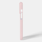 Gepersonaliseerde Pastelroze telefoonhoes met hond Case-Mate iPhone Case (Achterkant / Links)