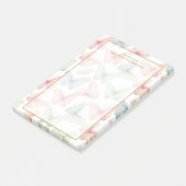 🦋 Gepersonaliseerde pastelvlinder Post-it® Notes (Schuin)