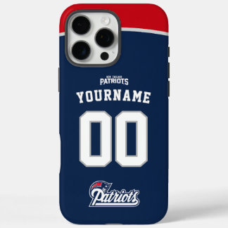 Gepersonaliseerde Patriots Jersey Amerikaans Footb iPhone 16 Pro Max Hoesje