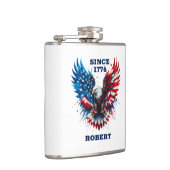 Gepersonaliseerde patriottische kleuren America Bo Heupfles (Rechts)