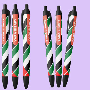 Gepersonaliseerde Patriottische vlag Verenigde Ara Zwarte Inkt Pen