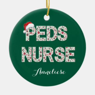 Gepersonaliseerde Peds Nurse Nurse ornament ontwer