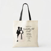 Gepersonaliseerde peetmoeder van de bruidbruiloft tote bag (Voorkant)
